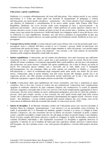 Educazione e spirito repubblicano