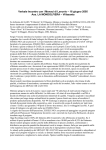 Verbale Incontro con i Monaci di Lanuvio