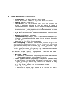 Quante sono le geometrie?