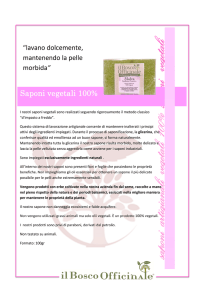 saponi vegetali - Il Bosco Officinale