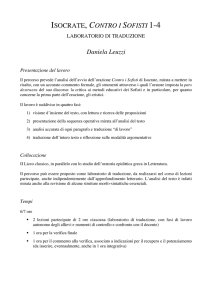isocrate, contro i sofisti 1-4