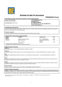PREMARK Primer Scheda di dati di sicurezza