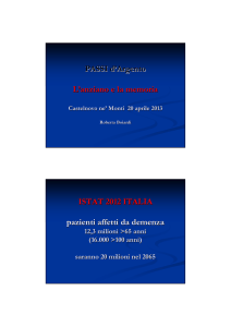L`anziano e la memoria