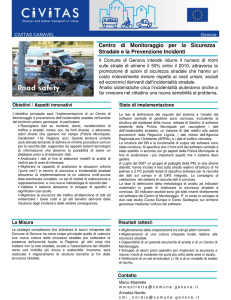 Centro di Monitoraggio per la Sicurezza Stradale e la Prevenzione