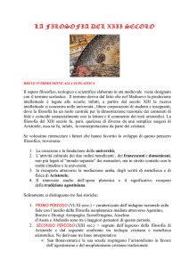 5 LA FILOSOFIA DEL XIII SECOLO