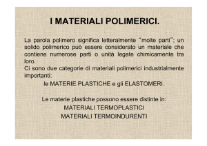 Lezione 09 I polimeri