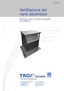 Ventilazione del vano ascensore