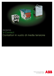 V-Contact Contattori in vuoto di media tensione