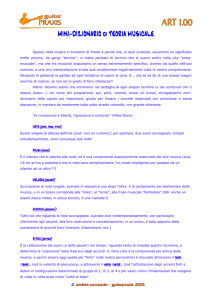 MINI-DIZIONARIO di TEORIA MUSICALE MINI