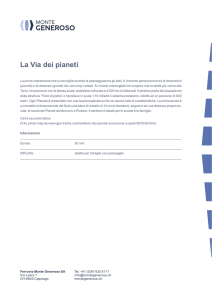 La Via dei pianeti