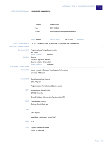 CURRICULUM VITAE DI FRANCESCO ANNUNZIATA