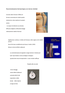 Neuromodulazione farmacologica con device midollari