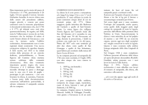 Data importante per la storia del paese di Clavarezza è il 1766
