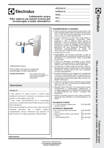 Trattamento acqua Filtro esterno ad osmosi inversa per