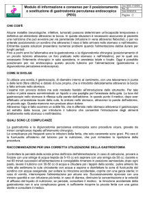 Consenso Peg - Casa di cura Pederzoli