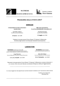 FORMAZIONE DOCENTI MATHESIS