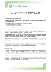 aumento di capitale - Confindustria Bergamo