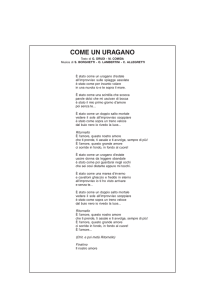 come un uragano