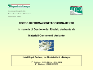 Tossicologia delle fibre d´amianto e valutazione del rischio da