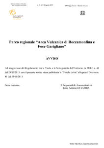 Parco regionale “Area Vulcanica di Roccamonfina e Foce