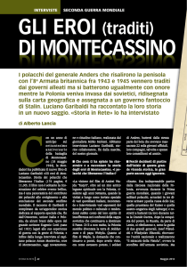 DI MONTECASSINO GLI EROI (traditi) DI MONTECASSINO