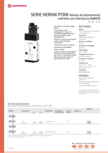 SERIE HERION 97300 Valvole ad azionamento indiretto con