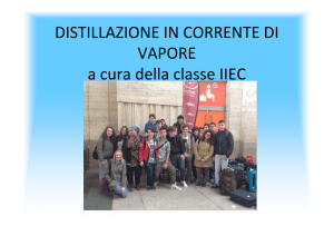 Distillazione in corrente di vapore