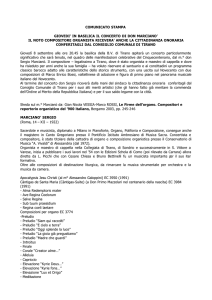 Comunicato stampa - Comune di Tirano
