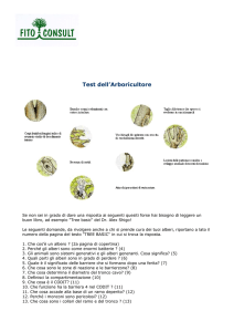 Test dell`Arboricultore - Fito