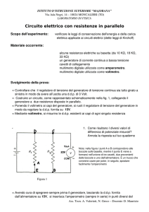 Resistenze in parallelo - "E. Majorana" Moncalieri
