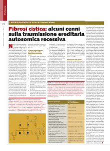 Fibrosi cistica: alcuni cenni sulla trasmissione ereditaria