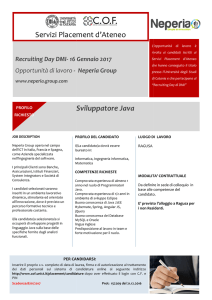 Servizi Placement d`Aten Sviluppatore ervizi Placement d`Ateneo