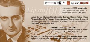 In occasione del 100° anniversario dalla nascita del grande pianista