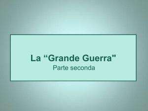 10 GRANDE GUERRA parte II Powerpoint