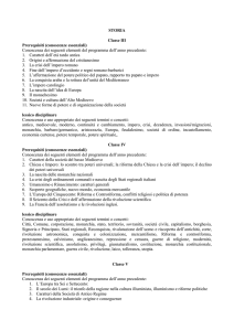 PREREQUISITI di Storia - Liceo Scientifico Mancini