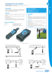Localizzatore di cavi/metalli