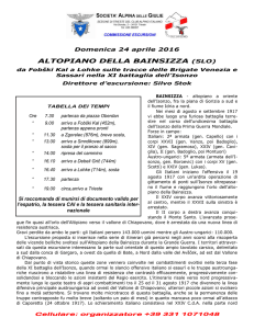 ALTOPIANO DELLA BAINSIZZA (SLO)