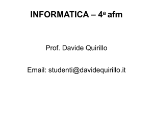INFORMATICA – 4a afm