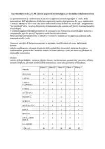 Sperimentazione NAMM