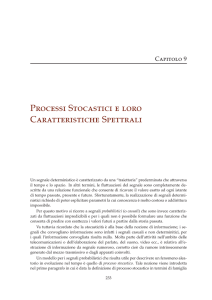 Processi Stocastici e loro Caratteristiche Spettrali