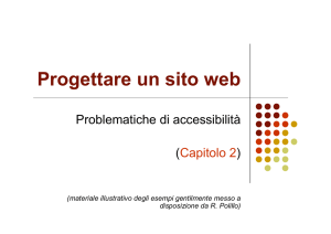 Progettare un sito web