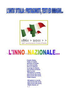 Fratelli d`Italia, l`Italia s`è desta, dell`elmo di Scipio s`è