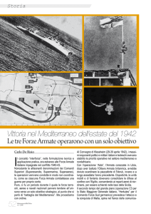 Vittoria nel Mediterraneo dell`estate del 1942