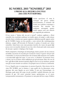 ig nobel 2015 "ignobili" 2015