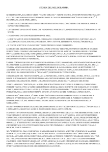 storia del melodramma
