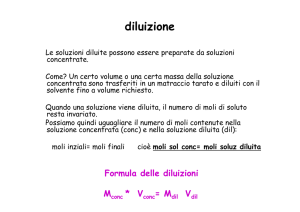 diluizione - Didattica