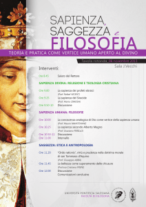 IL PROGRAMMA DELLA TAVOLA ROTONDA