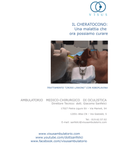 Il Cheratocono - Visus | Ambulatorio