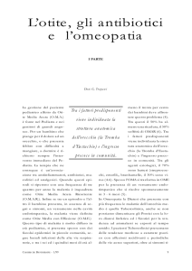 L`otite, gli antibiotici e l`omeopatia