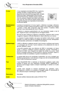 Virus Respiratorio Sinciziale (RSV) Ulteriori informazioni o referenze